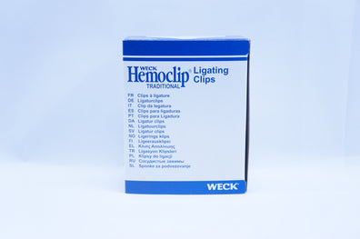 Teleflex 523835 Weck Hemoclip Traditional Ligating Clips - Box of 15